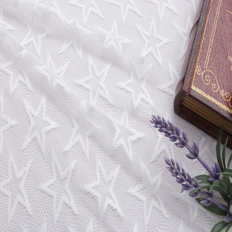 Lace Fabric Cutwork Women's Nylon for Women's Wear Wholesale Supplier 5